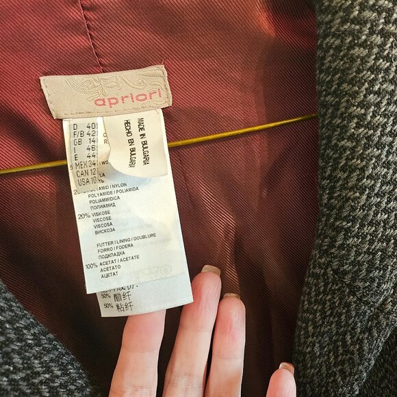 Apriori Raglan Style boxy blazer, Lined, Sz US 10 EUC - Picture 2 of 3